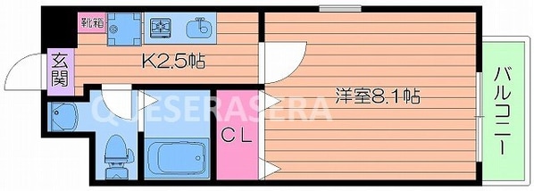 ウインズコート今福西の物件間取画像